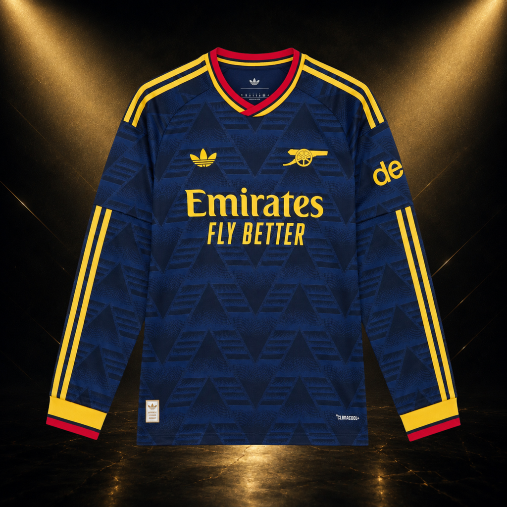 Jersey Arsenal Manga Larga 26-27 Visitante