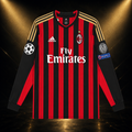 Jersey KAKÁ AC Milán 2013-14 Local Manga Larga