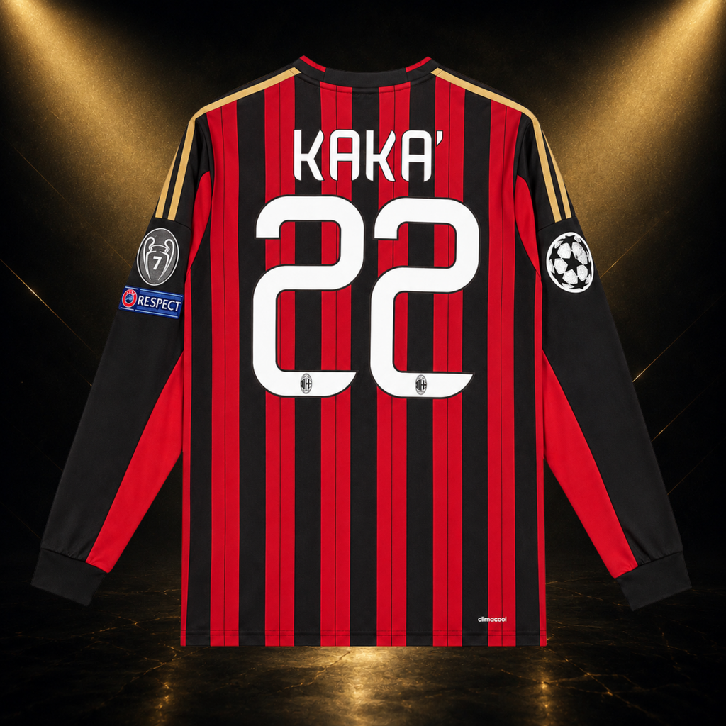 Jersey KAKÁ AC Milán 2013-14 Local Manga Larga