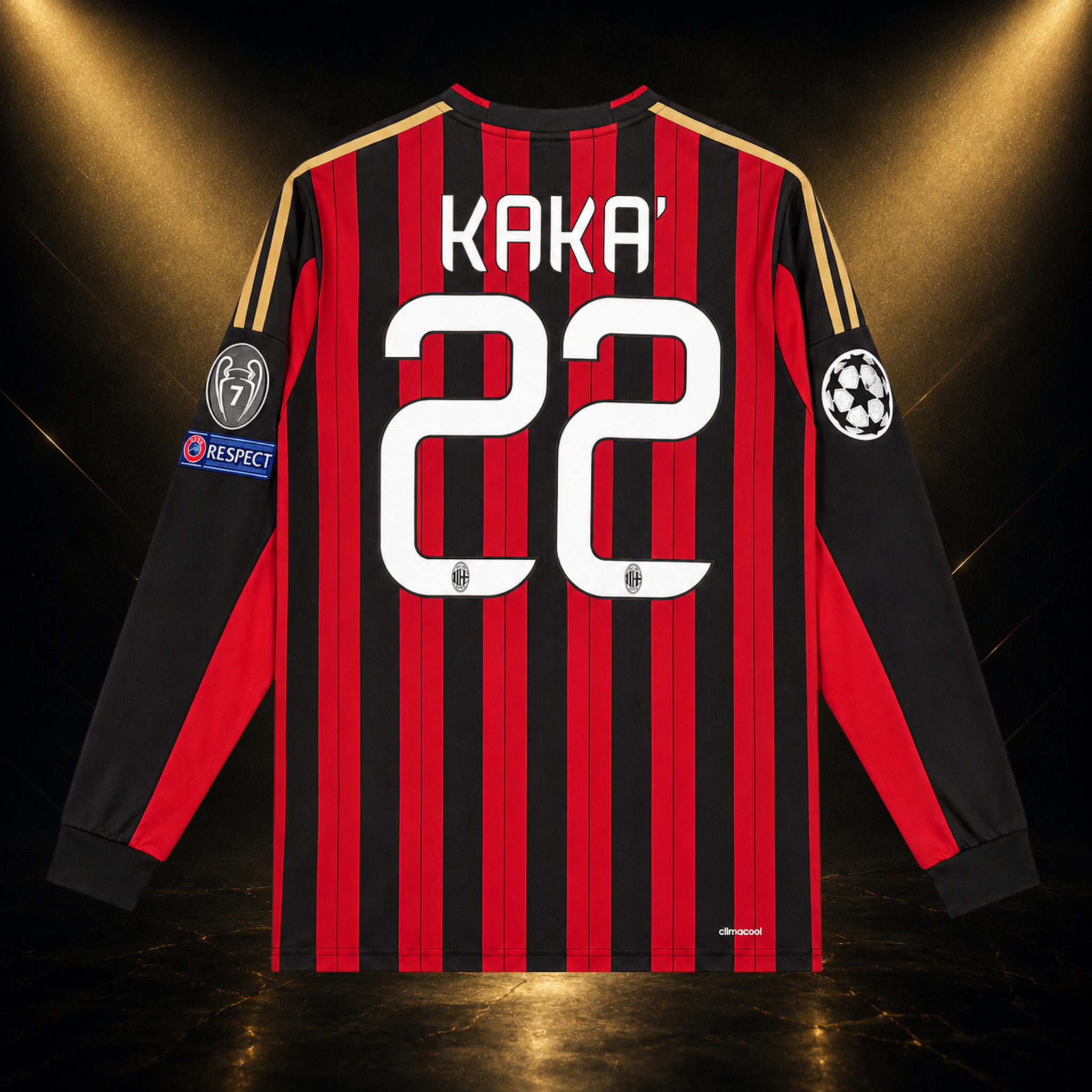 Jersey KAKÁ AC Milán 2013-14 Local Manga Larga