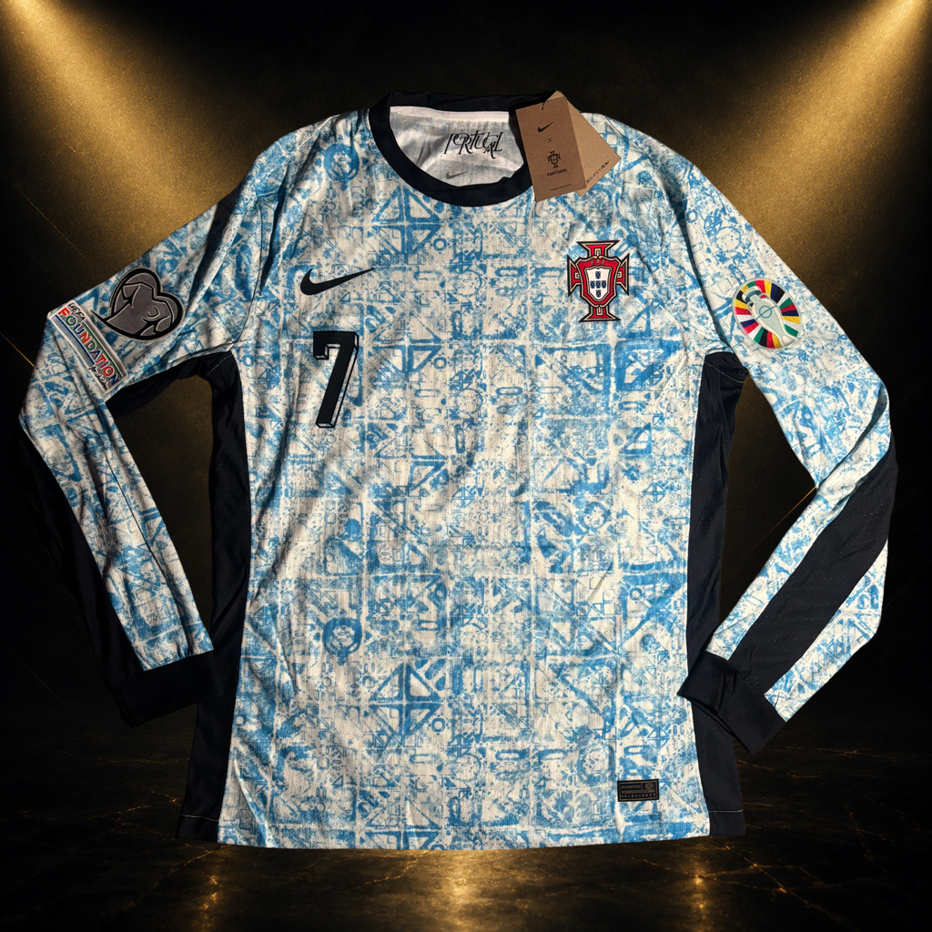 Jersey Ronaldo Portugal Manga Larga 26-27 Alternativa