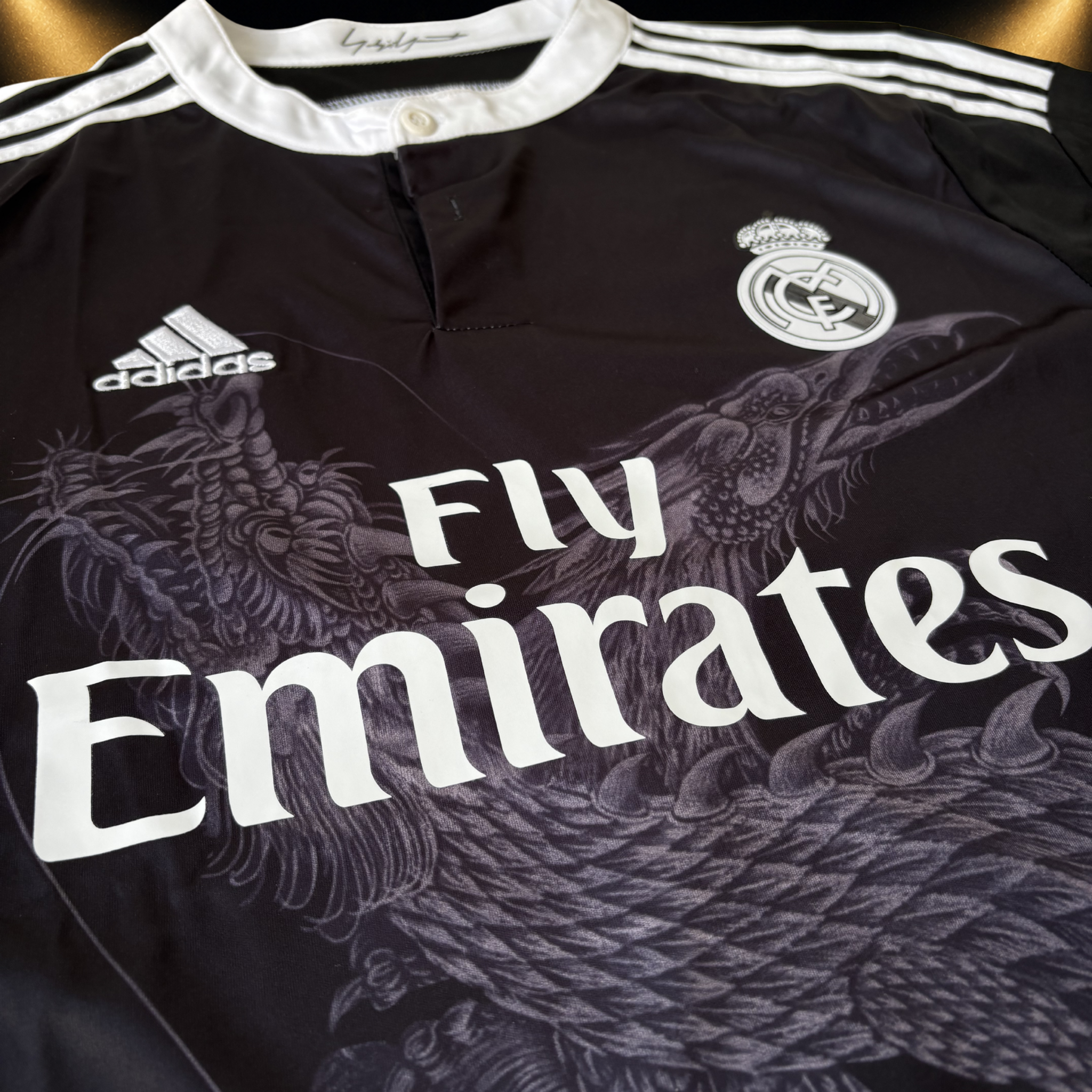 Jersey Real Madrid Manga Larga 2014/15 Edición Especial Dragon