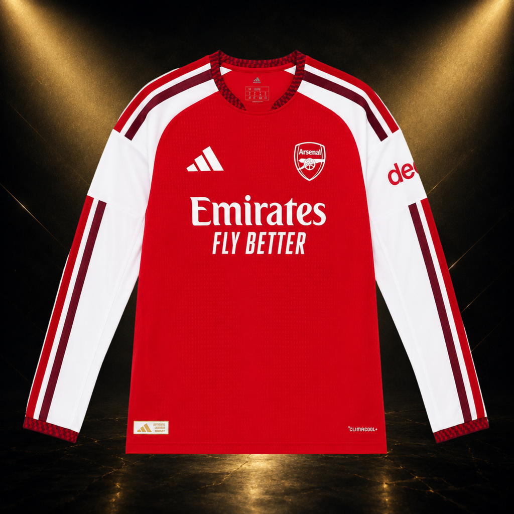 Jersey Arsenal Manga Larga 26-27 Local