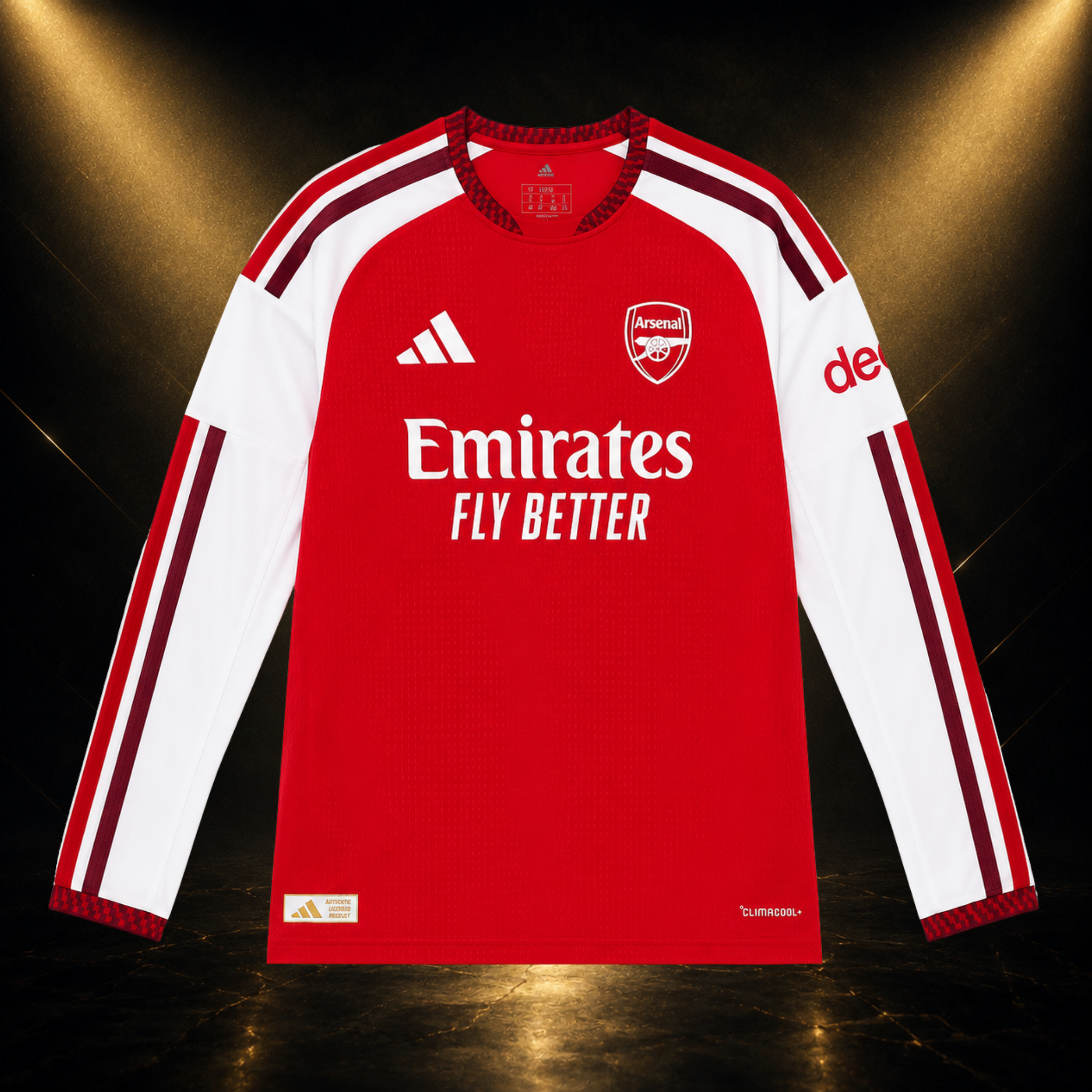 Jersey Arsenal Manga Larga 26-27 Local