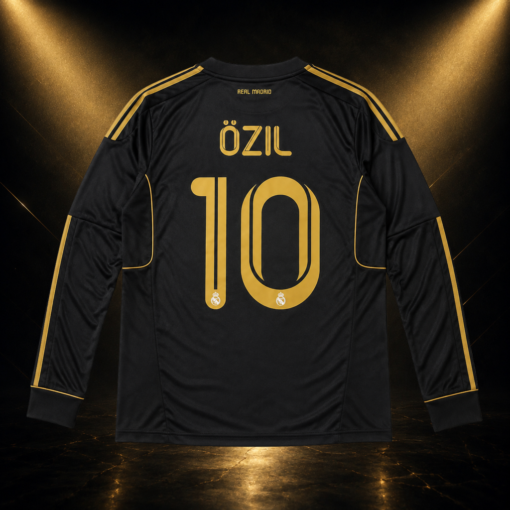 Jersey Ozil Real Madrid 11-12 Visitante Manga Larga