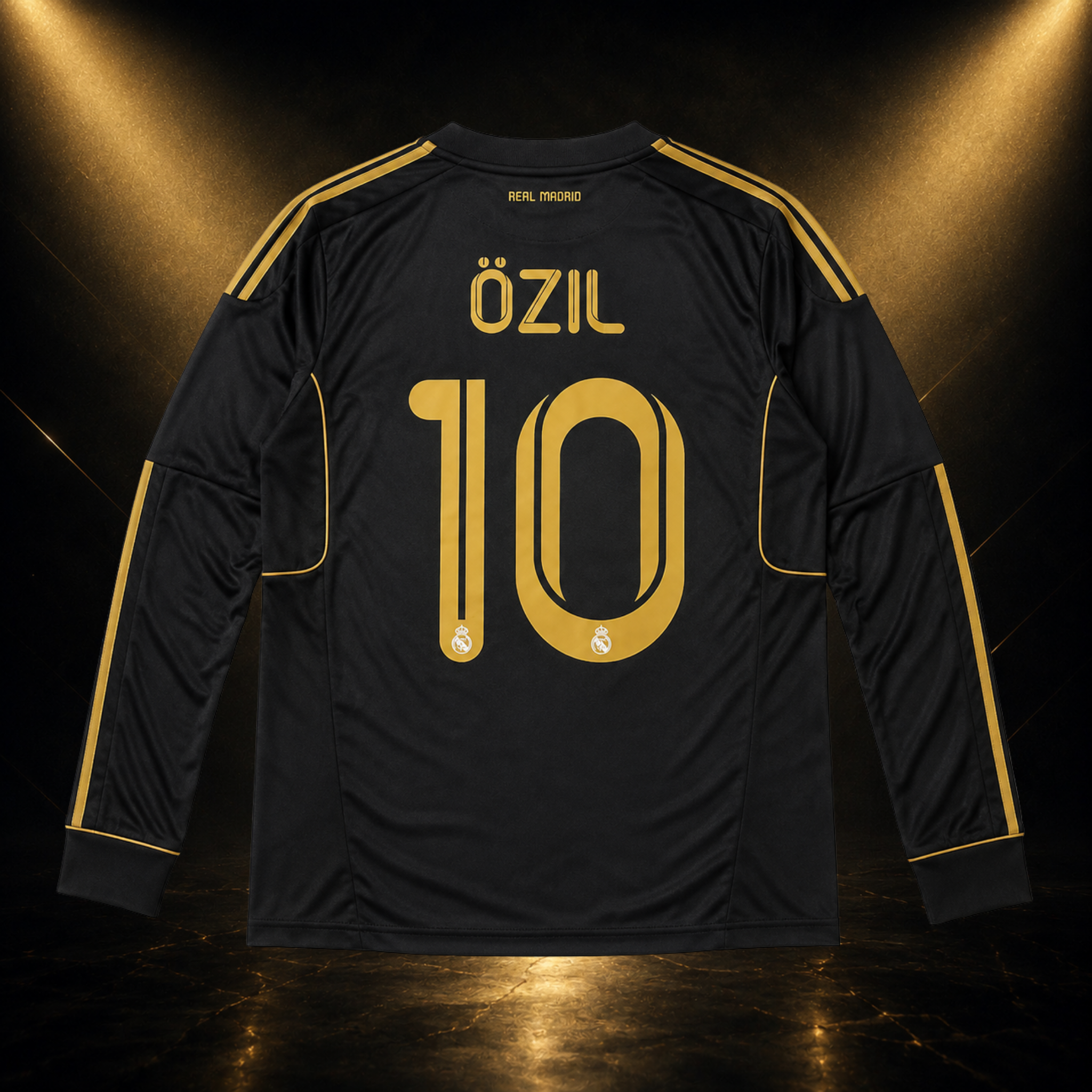 Jersey Ozil Real Madrid 11-12 Visitante Manga Larga