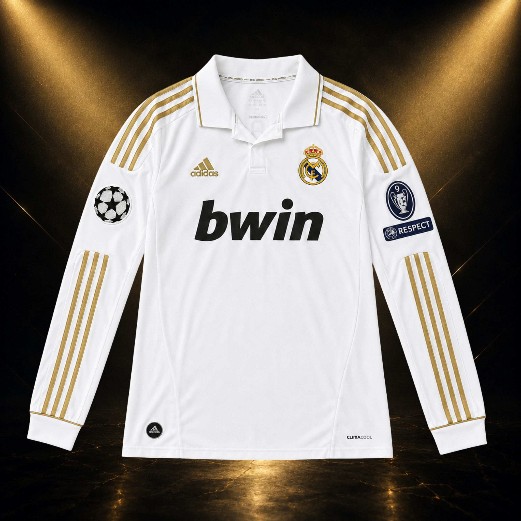 Jersey Ronaldo Real Madrid 11-12 Visitante Manga Larga
