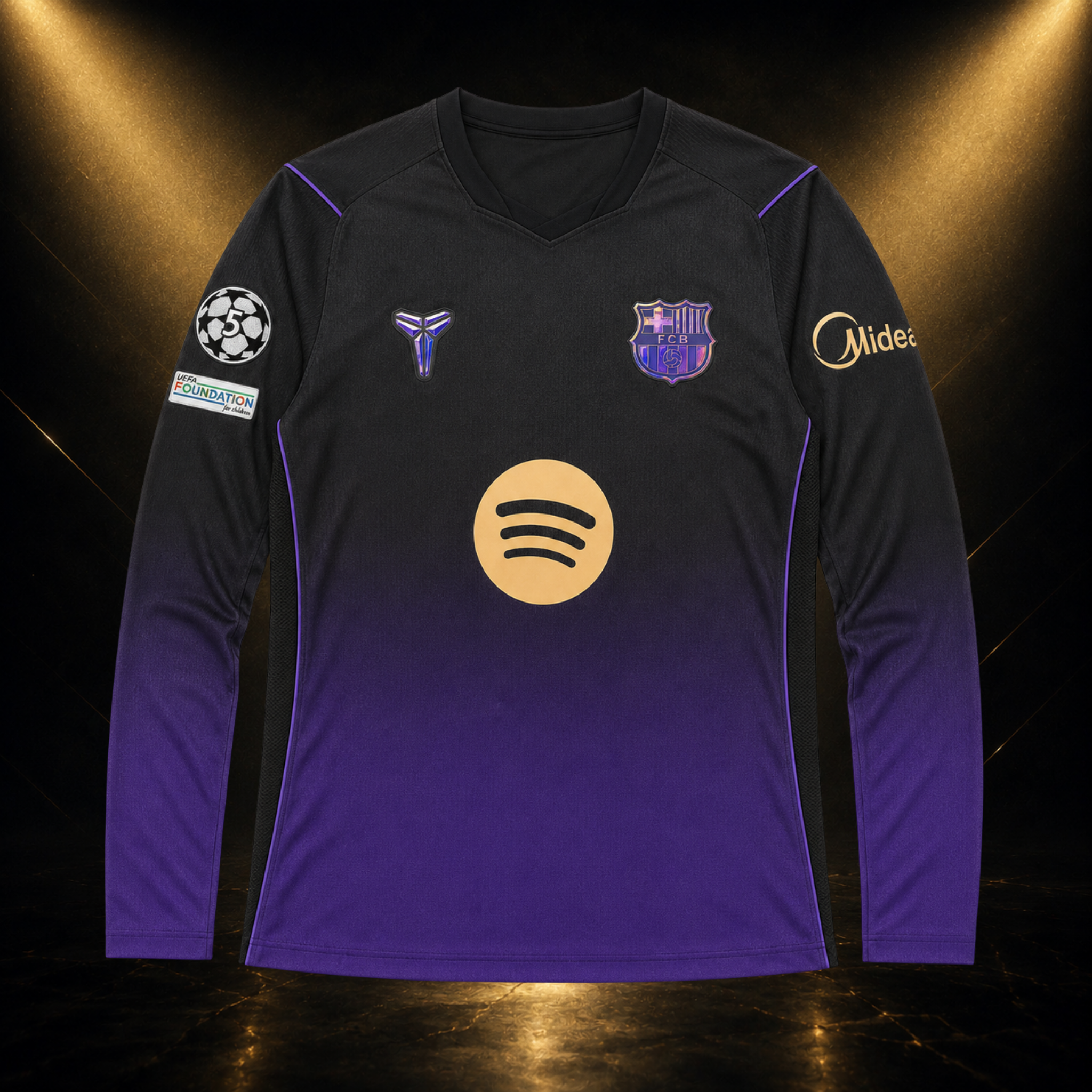 Jersey FC Barcelona Manga Larga 26-27 Visitante