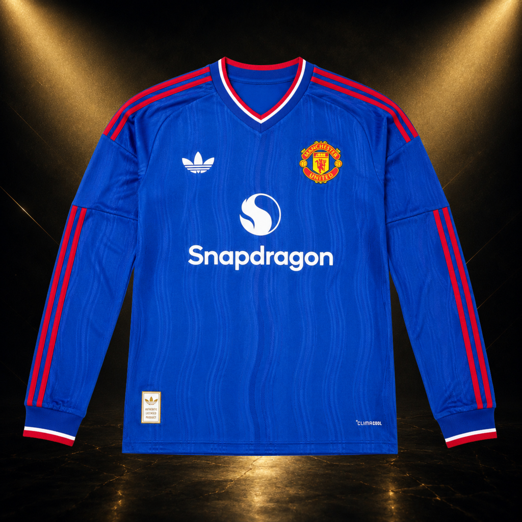 Jersey Manchester United Manga Larga 26-27 Visitante